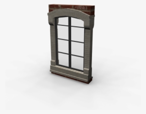 Round Arched Window - Rice Paper Walls