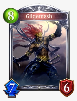 Unevolved Gilgamesh Evolved Gilgamesh - Shadowverse Dark Dragoon Forte