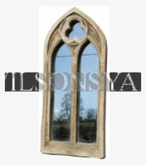 Minature Trefoil Double Arch Window - Gothic Architecture