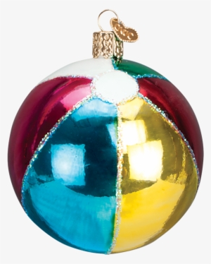 Old World Christmas Beach Ball - Beach Ball Ornament