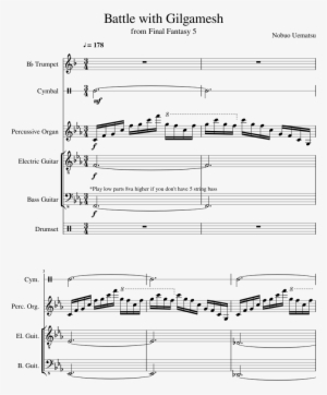 Print - Eri0ne Nanatsu No Taizai Eriones Piano Sheet - 850x1100 PNG