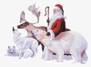 Santa Claus And Animals - .net