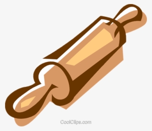 Rolling Pin Royalty Free Vector Clip Art Illustration - Rolling Pin Vector Png