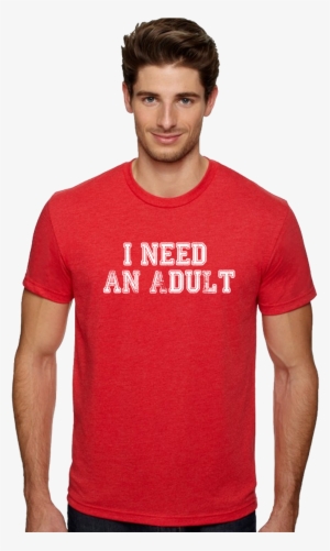 Adult Model Red Tee