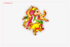 Ganesh Photo Righ Hand Lool - Photograph