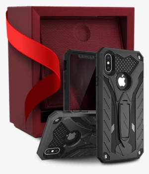Smartphone Cases Smartphone Cases - Zizo Static Kickstand Iphone X Case - Red