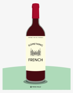 French Wine Bottle - Portable Network Graphics