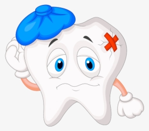 Funny Cartoon Teeth Clip Art Images Are Large Format - Dente Doente Desenho