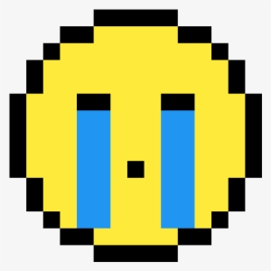 Crying Emoji - Easy Beginner Pixel Art