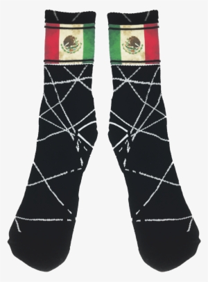 Viva Mexico Dye Sublimation Fitness Crew Socks - Moxy