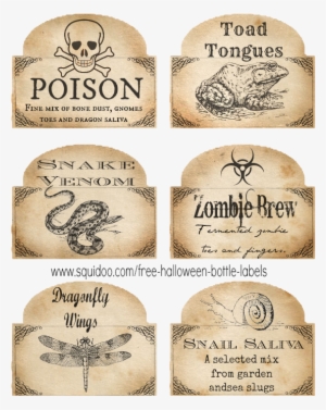 These Free, Printable Halloween Bottle Labels Are Absolutely - Printable Potion Bottle Labels