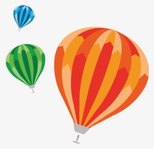 Hot Air Balloon Clipart Orange - Small Air Balloon Clipart