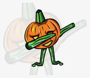 Pumpkin Dab Dribble - Dabbing Pumpkin