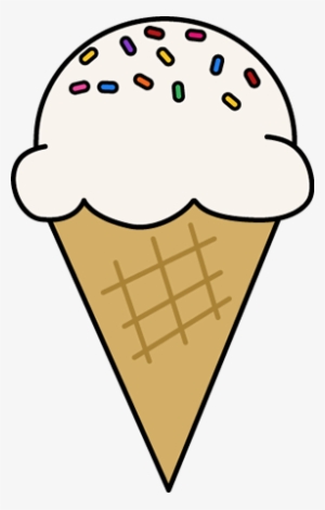 Ice Cream With Sprinkles Clip Art - Clip Art Ice Cream