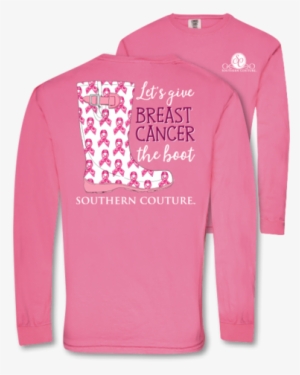 Southern Couture Give Breast Cancer The Boot Comfort