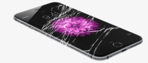 Transparent Crack Mobile Glass - Iphone 6 S Display Broken