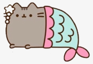 Love Martina Mermaid Pusheen Cat Sticker Png Draw Cute - Mermaid Pusheen