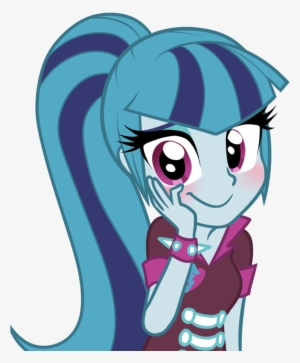 887x1024, Blush 2 ) - Sonata Dusk Derpibooru