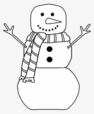 Graphics By Ruth - Snowman Black Background Cartoon