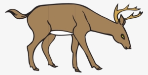How To Set Use Deer Leaning Down Svg Vector