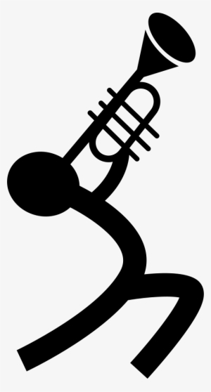 Musician Playing A Trumpet Comments - Trumpet