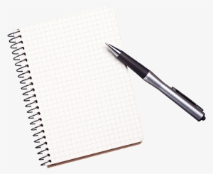 Notebook And Pen Png - Notebook With Pen Png