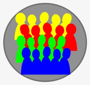 Original Png Clip Art File Smaller Crowd 3color Svg