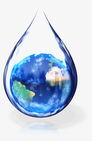 Earth Transparent Free Png - Water Drop Earth Png