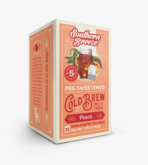 Peach Cold Brew Sweet Tea - Southern Breeze Pre Sweetened Raspberry Tea