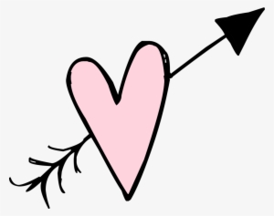 Hearts Clipart Scribble - White Heart Doodle Png