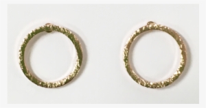 Rose Gold Circle Stud - Earrings