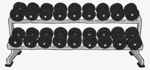 Small - Weight Rack Shower Curtain