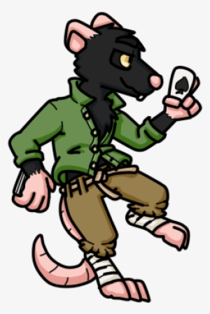 Card Rat - Cartoon