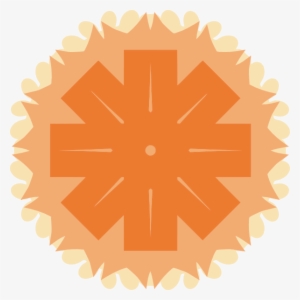 Orange Sunburst Pattern Clipart Png For Web