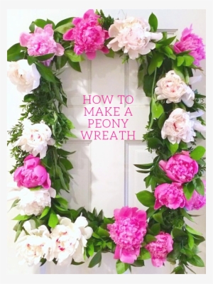 Want To Make A Peony Wreath For Spring And Summer Inspired - Peony Wreath