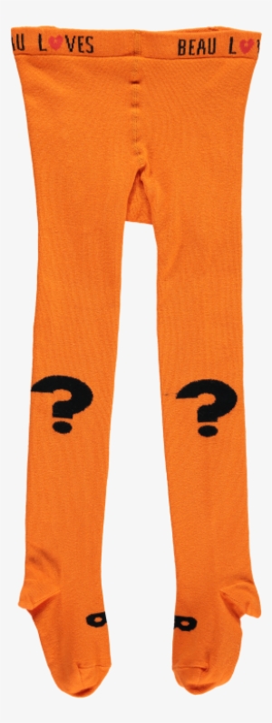 Beau Loves Knitted Tights Question Marks - Tights