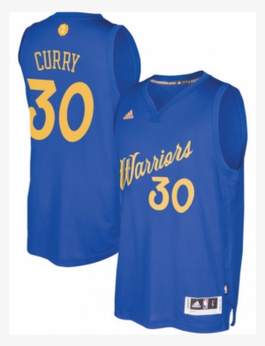 More Views - Warriors #30 Stephen Curry Blue Jersey - S