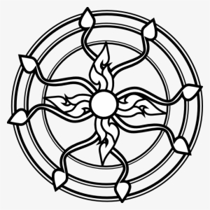 Circular Outline Vines Svg Clip Arts 600 X 600 Px