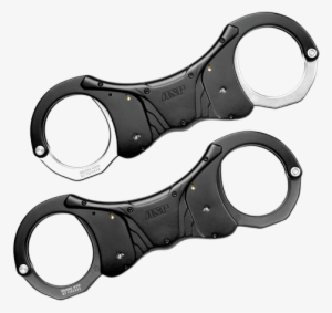 Rigid Ultra Cuffs Black Steel - Asp Ultra Rigid Cuffs