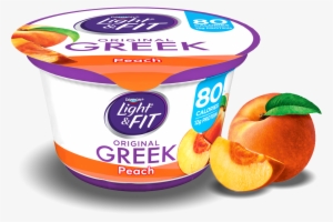 Peach Greek Yogurt - Yogurt