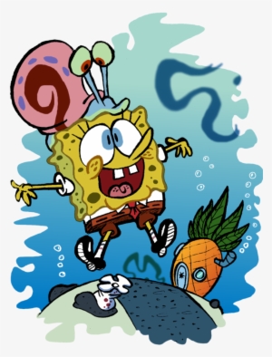 Scarce Pictures Of Spongebob And Gary By Eeyorbstudios - Spongebob And Gary Fanart