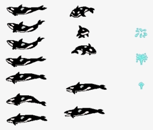 Whale - Silhouette