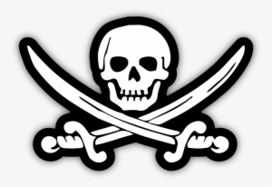 Jolly Roger Skull And Crossbones - Jolly Roger Png