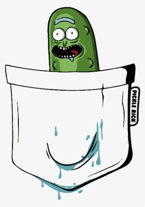 Model Image T Shirt - Pickle Rick