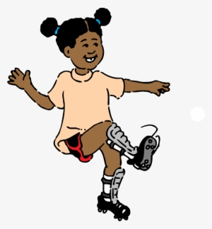 Soccer Buble - Girl Playing Soccer Clipart