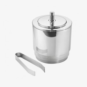 Manhattan Ice Bucket & Tong - Georg Jensen - Manhattan Ice Bucket & Tong Set