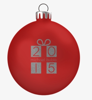 Michael Bublé Red Holiday Ornament - Frankfurt