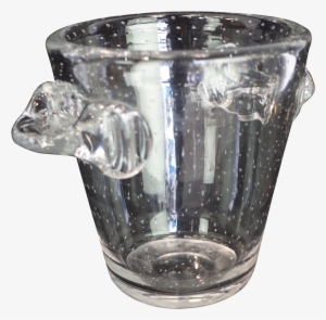 Glass Ice Bucket - Old Fashioned Glass