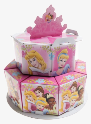 Disney Princess Favour Boxes & Centerpiece - Disney Princess Favour Box Centrepiece