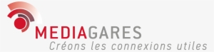 Mediagares Logo-signature Fond Blanc - Mediagares